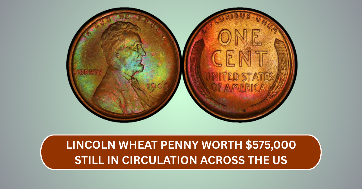 Lincoln Wheat Penny Worth $575,000 Still in Circulation Across the US