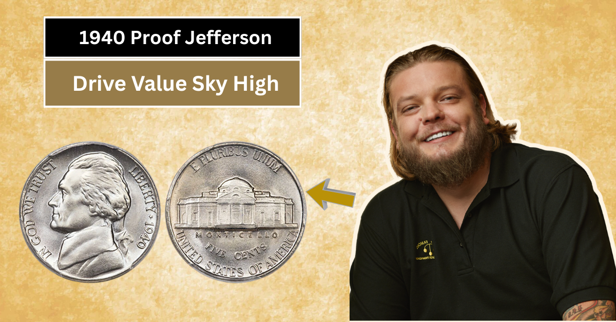 Discover the Rare 1940 Proof Jefferson Nickel: Low Mintage and Stunning Cameo Contrast Drive Value Sky High